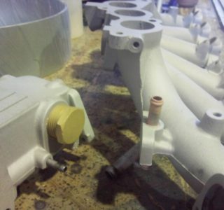 Auto engine parts - blast and prep
