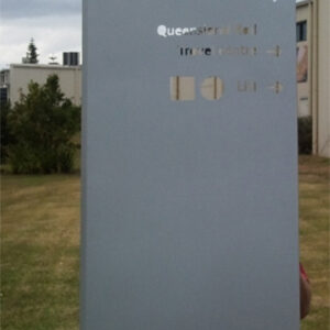 Signs - custom blast and apply coating